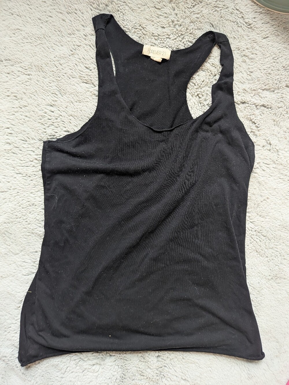 Basic Black Women's Racerback Tank Top | Medium